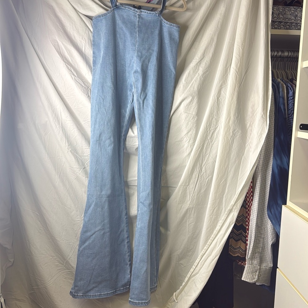Edikted Cut Zip Up Jeans